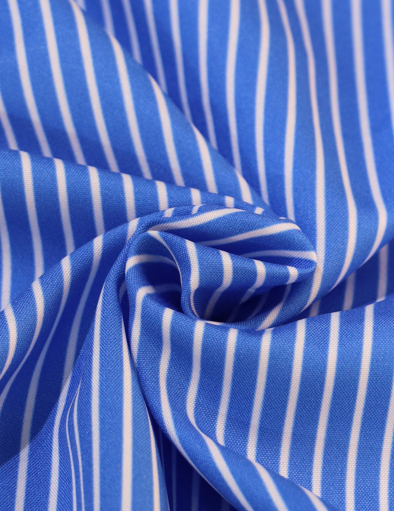 Women's Clothing Fashion Style Long Sleeve Striped Shirt Set Skirt Two Piece Set_autovado.com
