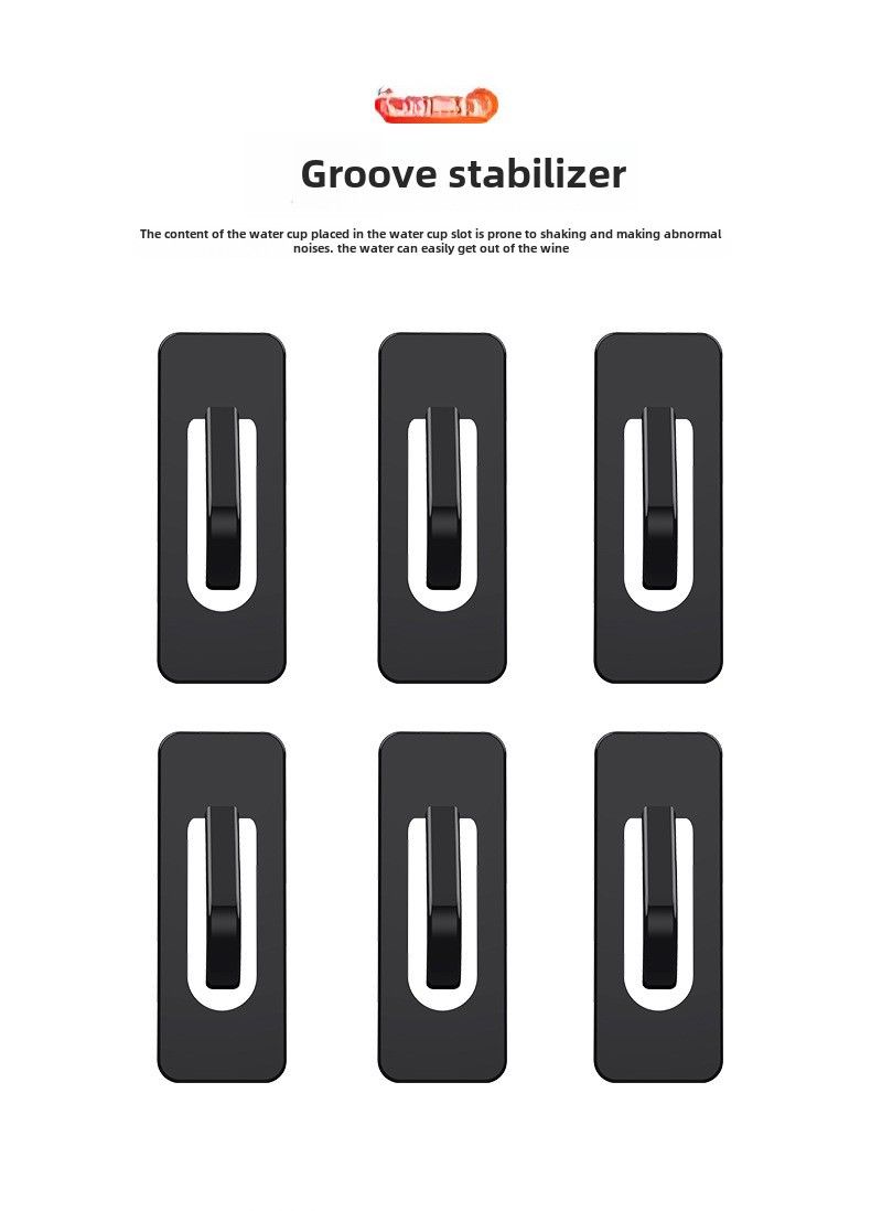 Cross-border car water cup holder pad stopper fixed modified fixing clip universal storage tank interior car cup holder_autovado.com