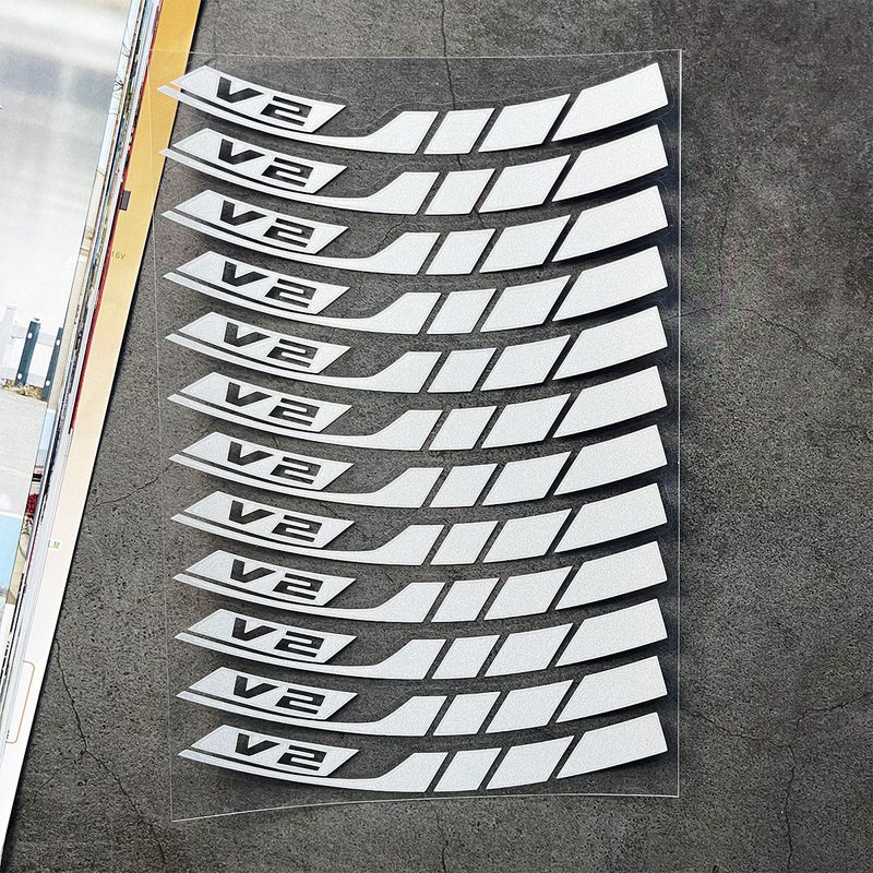 Suitable For Honda Click Series V2/V3 Waterproof Reflective Wheel Stickers, Modified Motorcycle Personalized Decoration_autovado.com