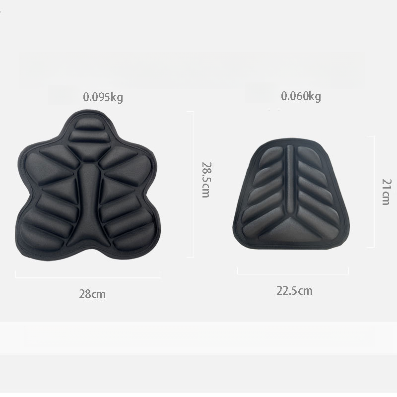 Double seater 3D shock-absorbing and breathable electric vehicle cushion, all season universal motorcycle seat cushion_autovado.com