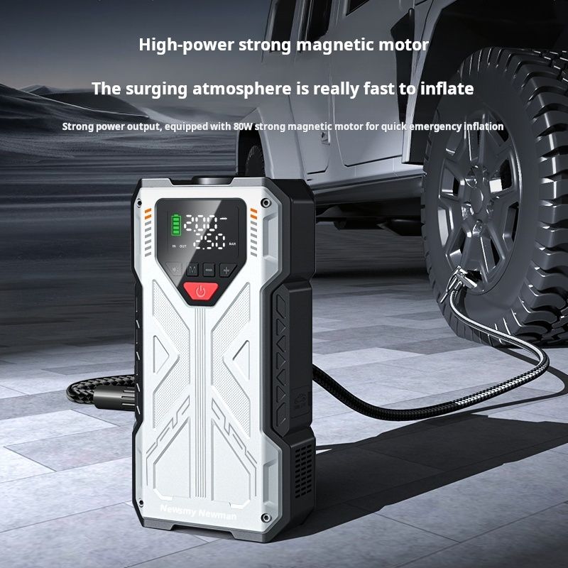 Newsmy/Newman H5 Emergency Start Power Inflator Pump Integrated 8000mAH_autovado.com