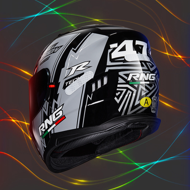 Motorcycle helmet Motorcycle helmet Men's and women's double lenses full helmet riding Full face helmet_autovado.com