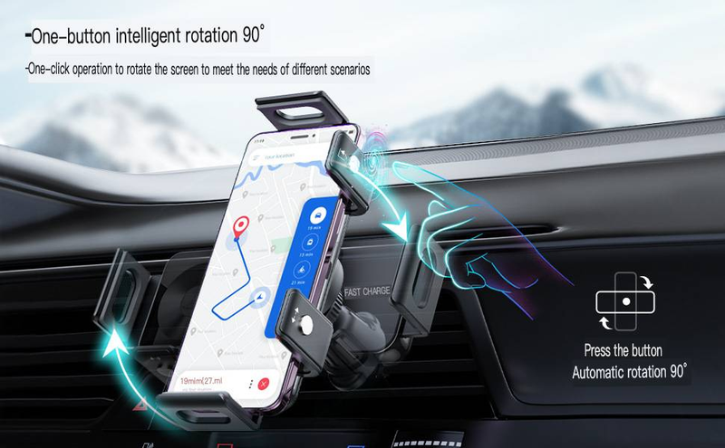 New CE certified ZfoldFlip car wireless charger suitable for Samsung folding screen mobile phone holder_autovado.com
