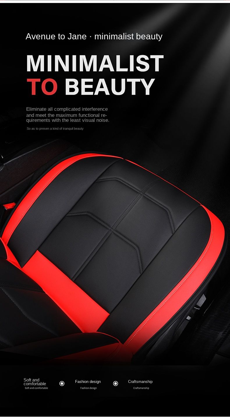 1 PC Universal PU Leather Car Seat Cover For SEAT All Car Models Leon Arona Ateca Tarraco Ibiza Alhambra Interior_autovado.com