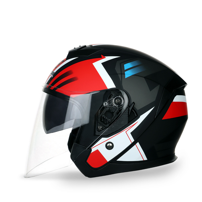 Double lens helmet Motorcycle helmet Electric bike helmet commuter motorcycle helmet_autovado.com