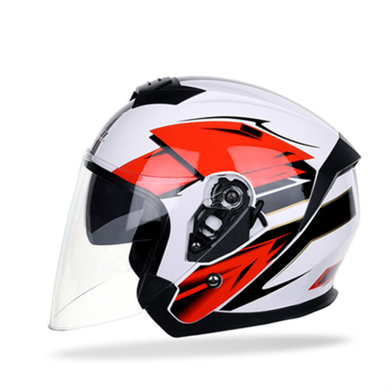 Double lens helmet Motorcycle helmet Electric bike helmet commuter motorcycle helmet_autovado.com