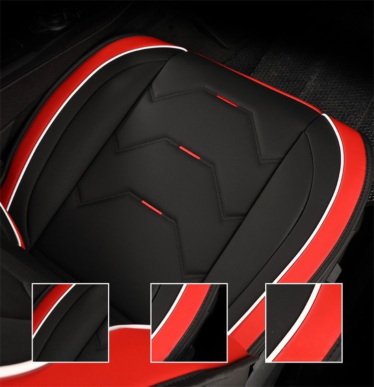 Car Cushion Four Seasons Suitable Cute All-inclusive Seat Cover Summer Full-enclosed Seat Cushion Goddess Leather Seat Cover New_autovado.com