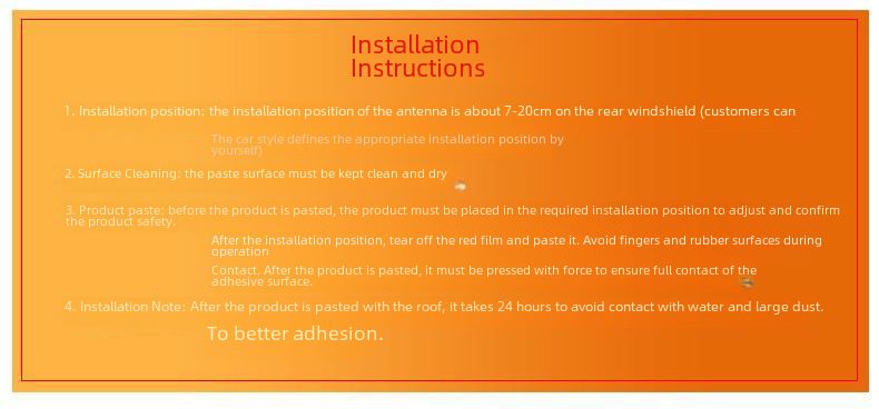 Car decoration shark-fin antenna with signal radio roof pasted tail fin modification free of drilling_autovado.com