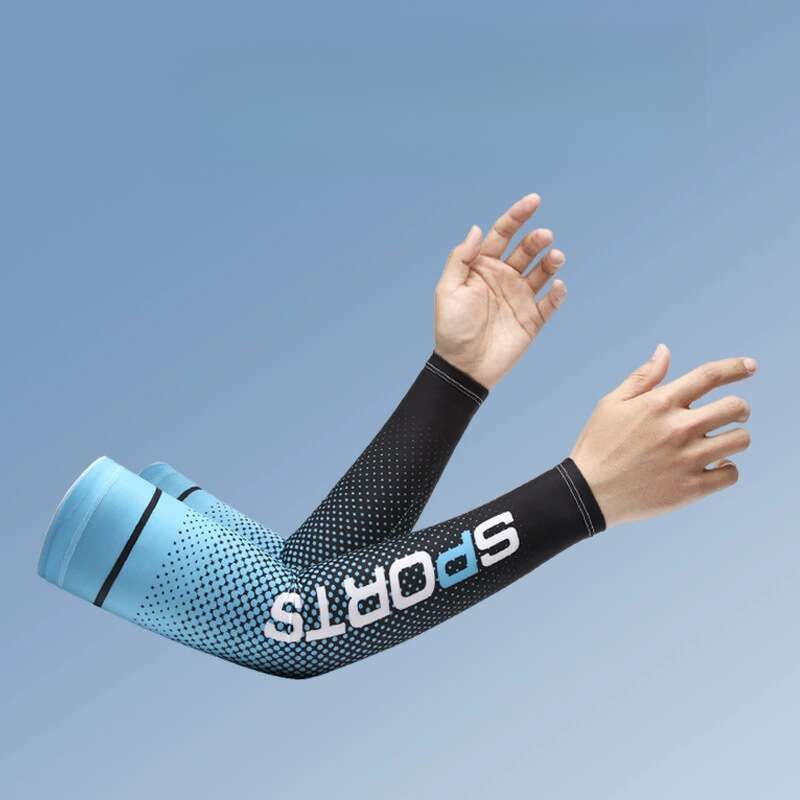 Ice Men's Summer Sun Refreshing, Breathable Arm Protection, Driving, Outdoor Cycling, Sports, Ice Silk Sleeve Cover_autovado.com