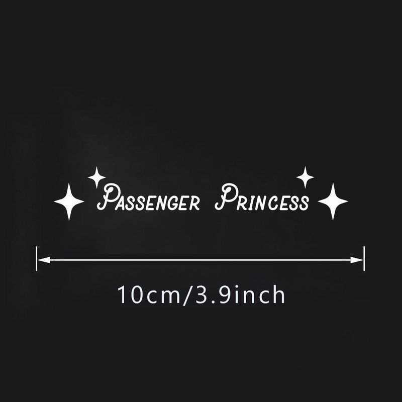 car stickers passenger princess personality car stickers rearview mirror decorative stickers inspirational positive energy_autovado.com