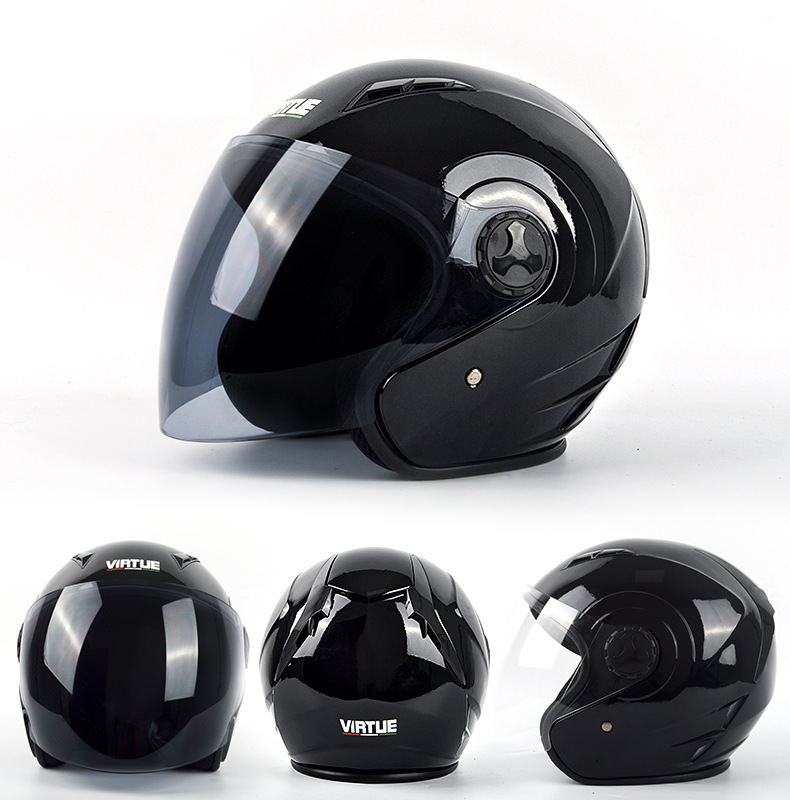 Electric vehicle helmet men's and women's summer half cover half helmet four seasons warm breathable safety helmet_autovado.com