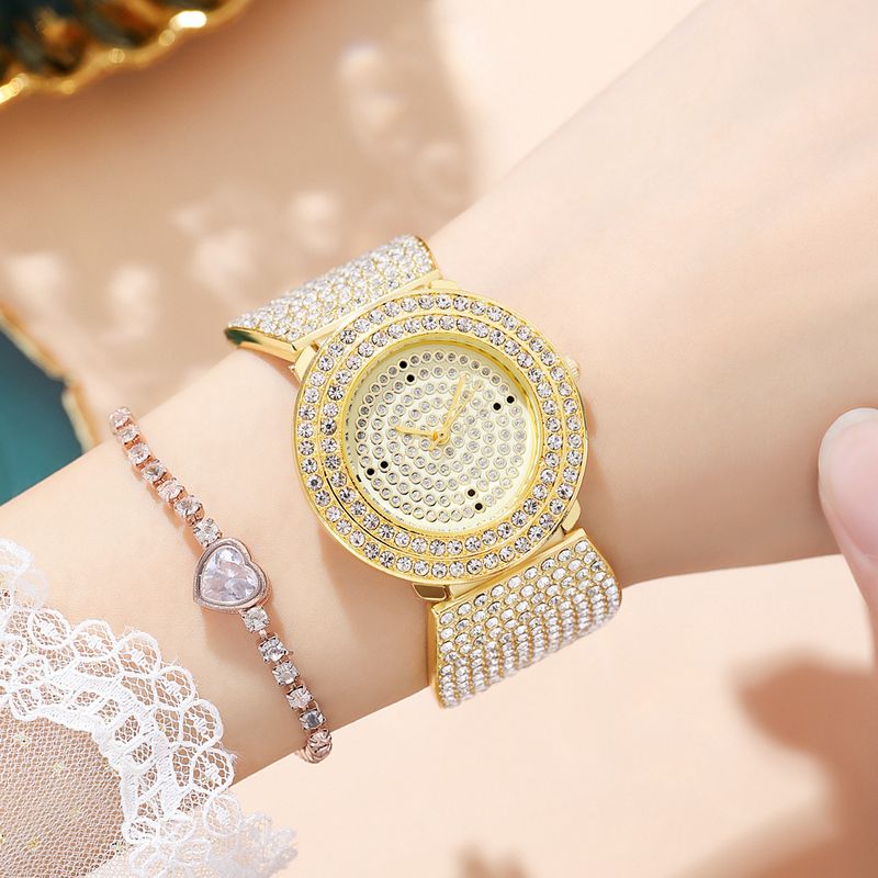simple rhinestone gypsophila ladies watch fashion quartz luxury ladies watch manufacturers on behalf of the hair_autovado.com