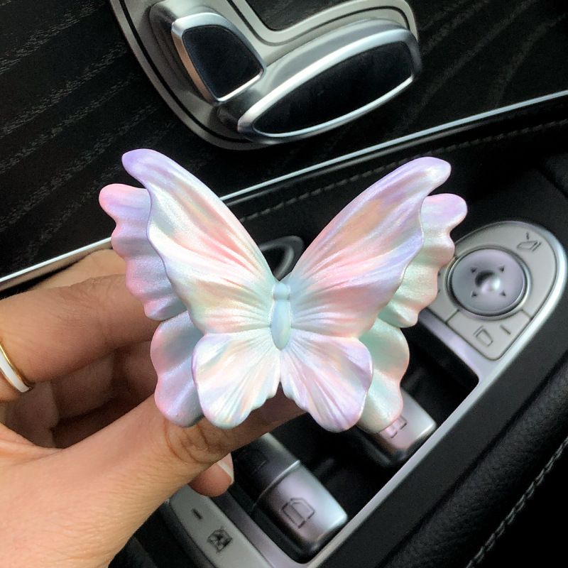 High grade butterfly air outlet decoration car aromatherapy car perfume fragrance flower diffuser stone car interior decoration_autovado.com