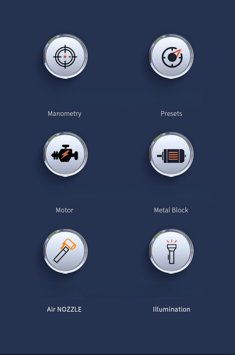 Portable Multifunctional Tire Car Pump Inflator Machine Air Tube_autovado.com