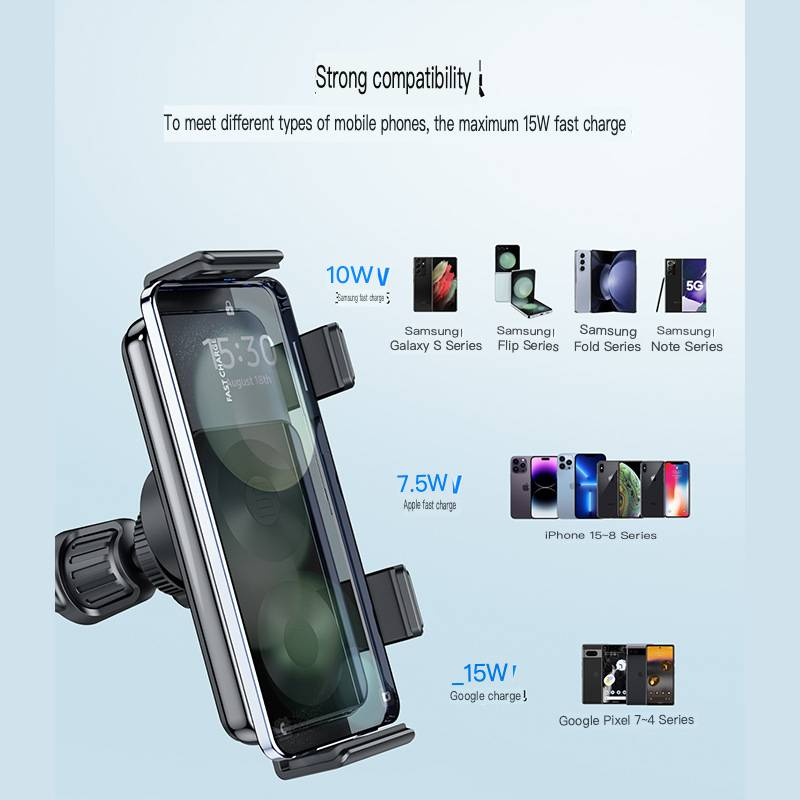 New CE certified ZfoldFlip car wireless charger suitable for Samsung folding screen mobile phone holder_autovado.com