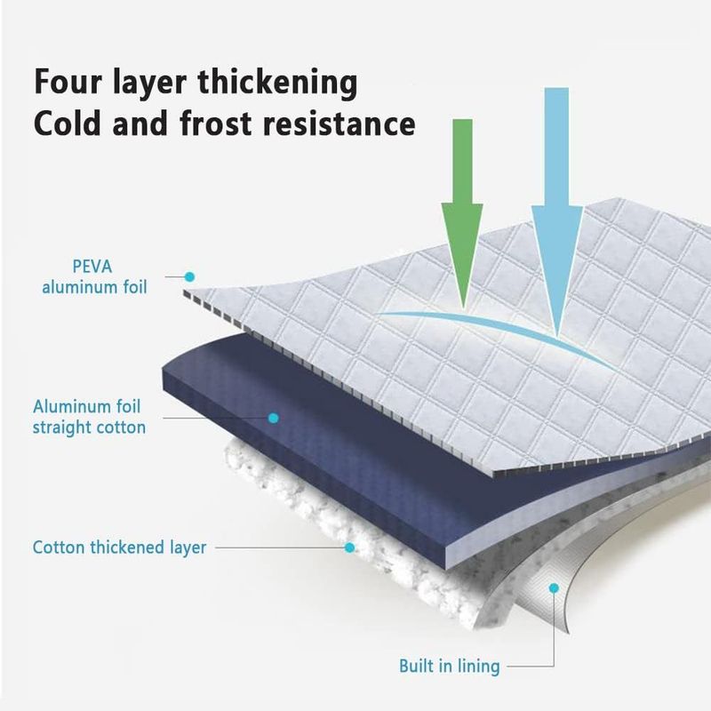 new car snow shield antifreeze outdoor cover cross border front windshield protective cover winter thickened snow shield_autovado.com