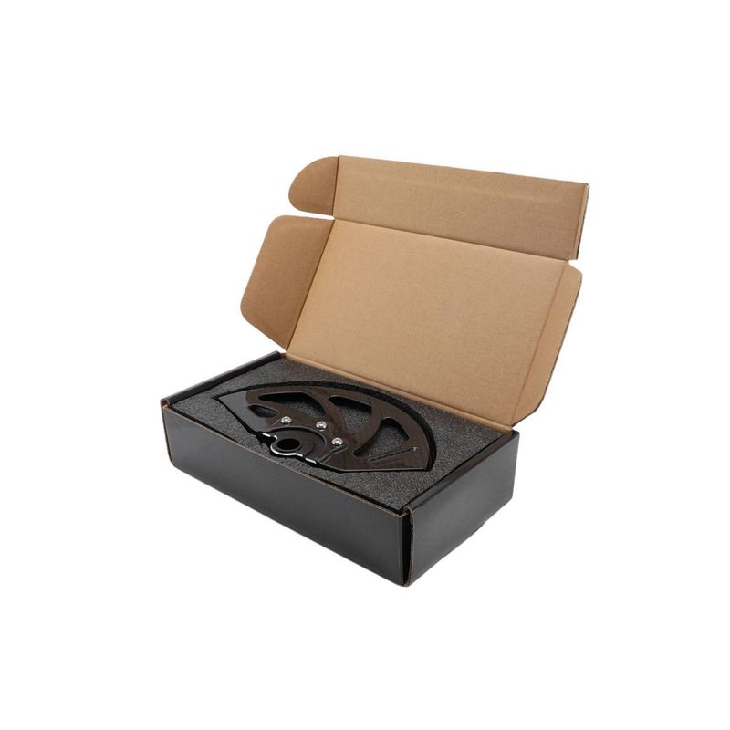 Carbon Fiber Front Disc Brake Guard For Dirt Bike & Motocross - Universal Fit Off-Road Motorcycle Accessory (30x17x7cm)_autovado.com