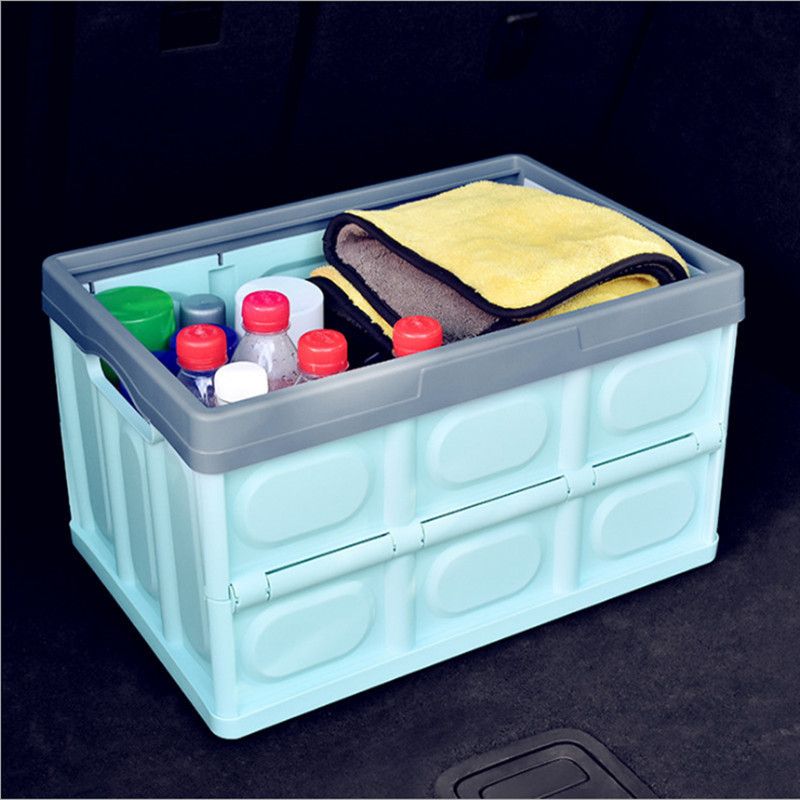 Car Multi-Functional Trunk Organizer Large Foldable Home Storage Box For Clothes With LOGO Printing_autovado.com