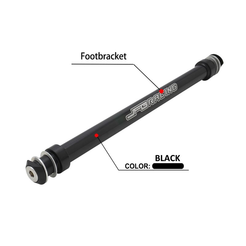 Universal Aluminum Alloy Foot Peg Bracket For Electric Dirt Bike - Heavy Duty Reinforcement Bar (Black/Gold/Silver)_autovado.com