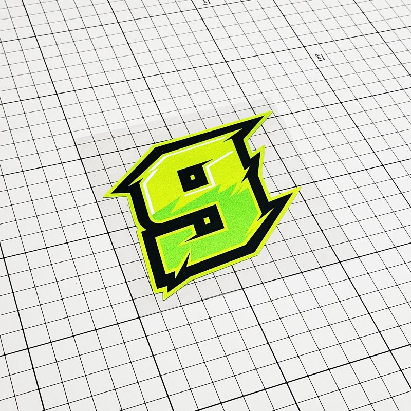 Kasi Personalized Creative Number For Race Tracks, Car Body, Helmets, Cars, Electric Motorcycles, Reflective Stickers_autovado.com