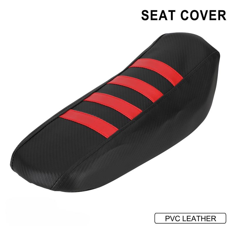Premium Motorcycle Seat Cover - Extra Wide & Thick Padding, Universal Fit For Most Bikes, Non-Slip Grip (Red/Blue/Black/Purple)_autovado.com
