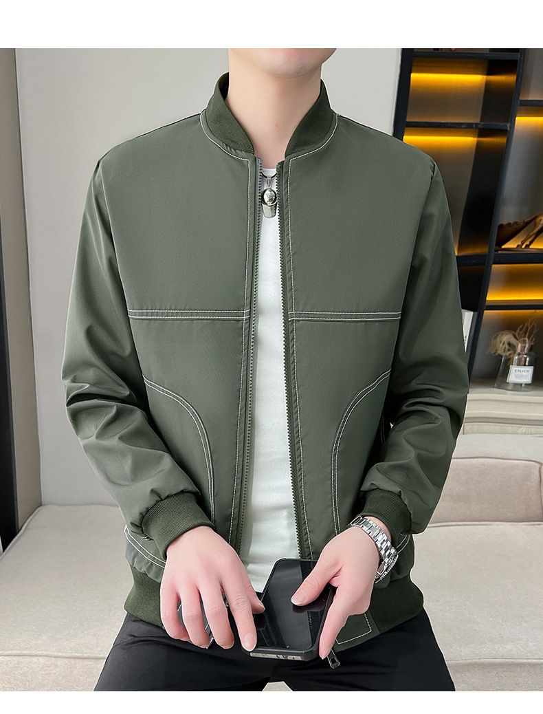 Men's jackets for spring and autumn, new Korean casual plus size, youth men's jackets, baseball jackets, men's tops, trendy_autovado.com