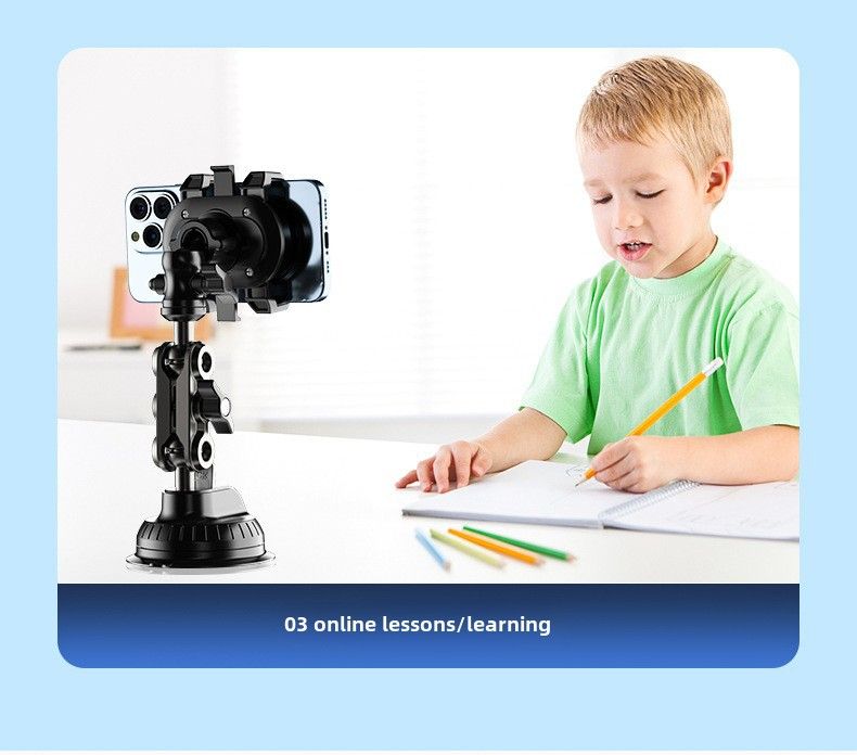 Car Shooting mobile phone bracket multi-direction vertical shooting car live shooting bracket first view sucker bracket_autovado.com