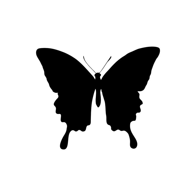 butterfly butterfly car stickers personalized car stickers rearview mirror decorative stickers_autovado.com