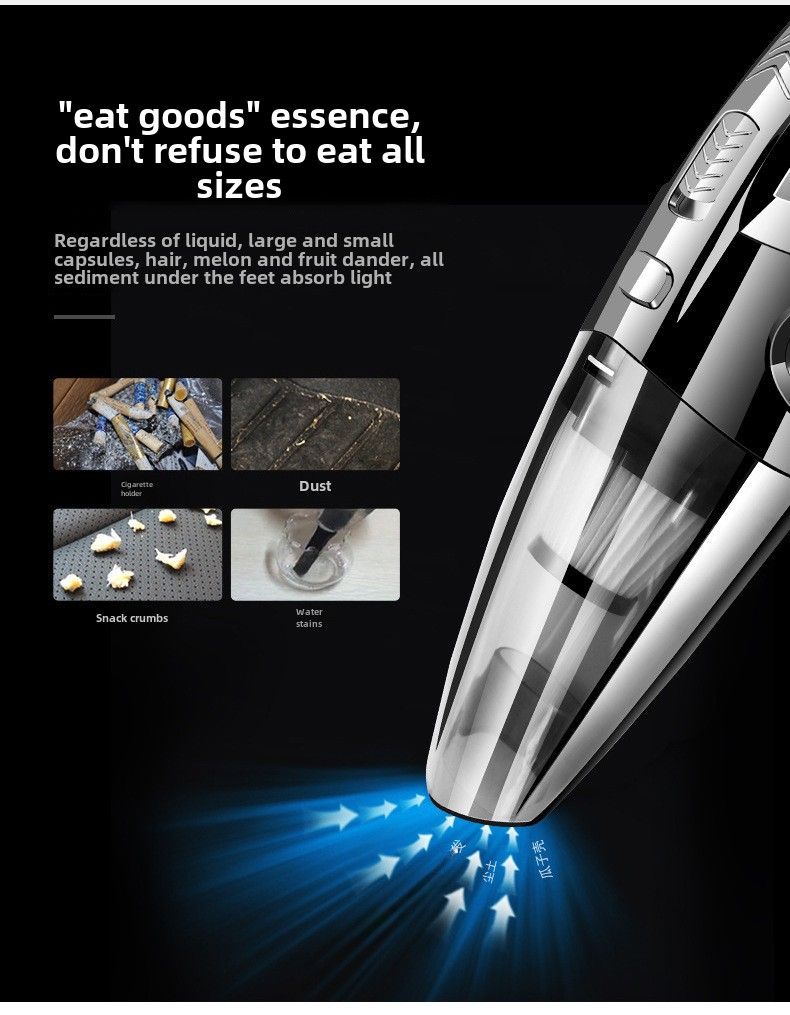 Car vacuum cleaner portable handheld wireless vacuum cleaner high-power wet and dry vacuum cleaner dust remover household_autovado.com
