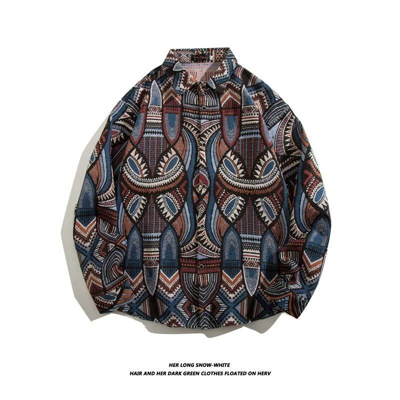 Men's clothing retro plaid shirt women's jacket autumn shirt casual cardigan chic top_autovado.com