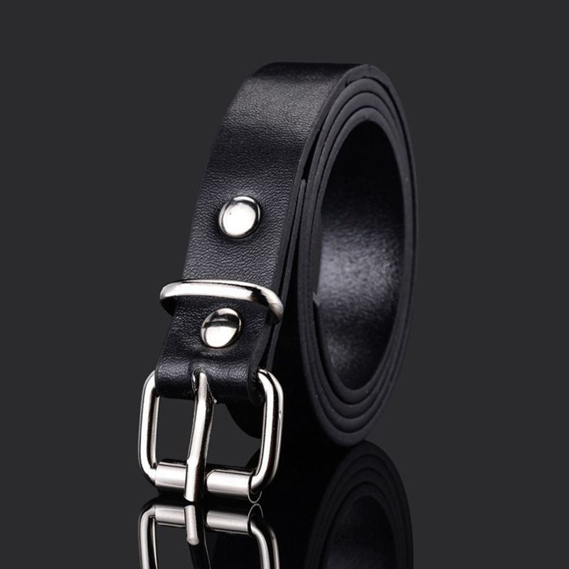 HOT Boys Girls Design Vintage Retro Pin Buckle Waistband Trouser Dress Belts Children Leather Belt Thin Waist Strap_autovado.com