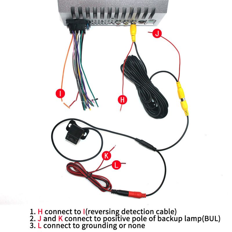 car HD rear view camera reversing image night vision waterproof LED light car camera_autovado.com