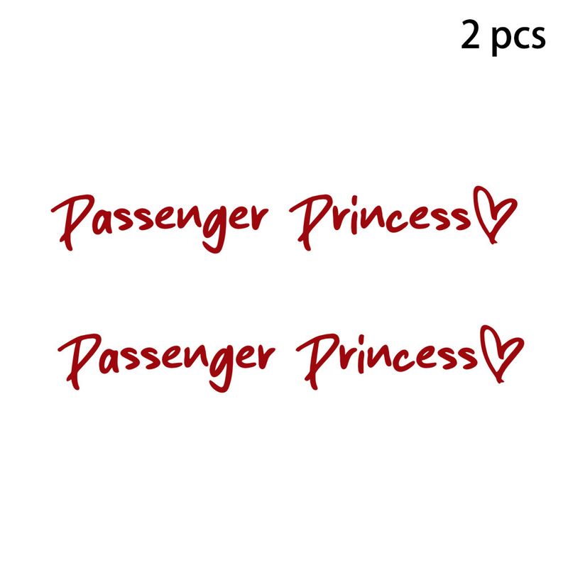 2 pack Passenger Princess car rearview mirror makeup mirror passenger princess creative stickers_autovado.com