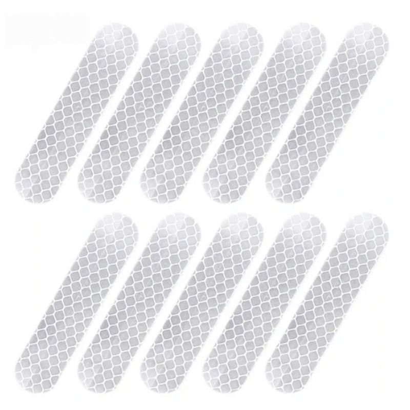 Helmet Car Stickers Warning Motorcycle Bicycle Film Reflective Strips_autovado.com