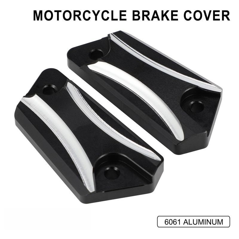High-Quality Aluminum Motorcycle Brake Pump Cover - Lightweight & Durable Upgrade For Enhanced Performance (Red/Black/Purple, 5x3x2cm)_autovado.com