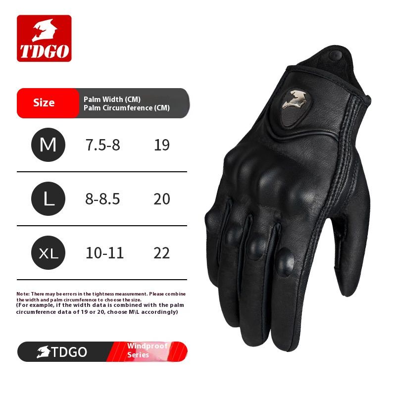 Motorcycle Gloves – Premium Lambskin & Cowhide (Windproof/Touchscreen/Breathable, All-Season Riding, M/L/XL, Black/Yellow)_autovado.com
