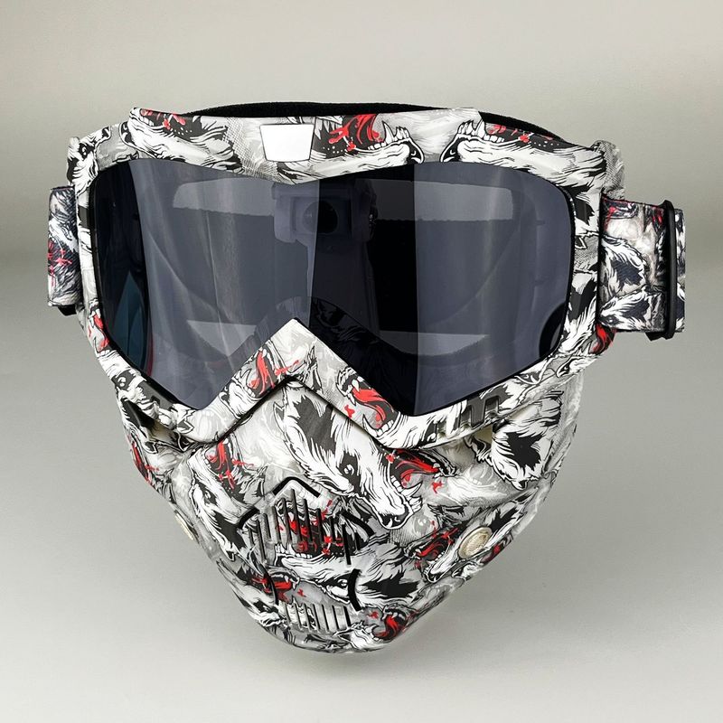 Detachable Motorcycle Snow Goggles With UV400 Protection – Windproof, Anti-Dust, Unisex Riding Mask – Multiple Lens Colors Available_autovado.com