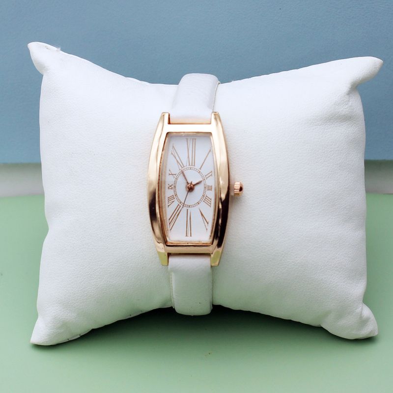 Women's square watch belt quartz watch_autovado.com