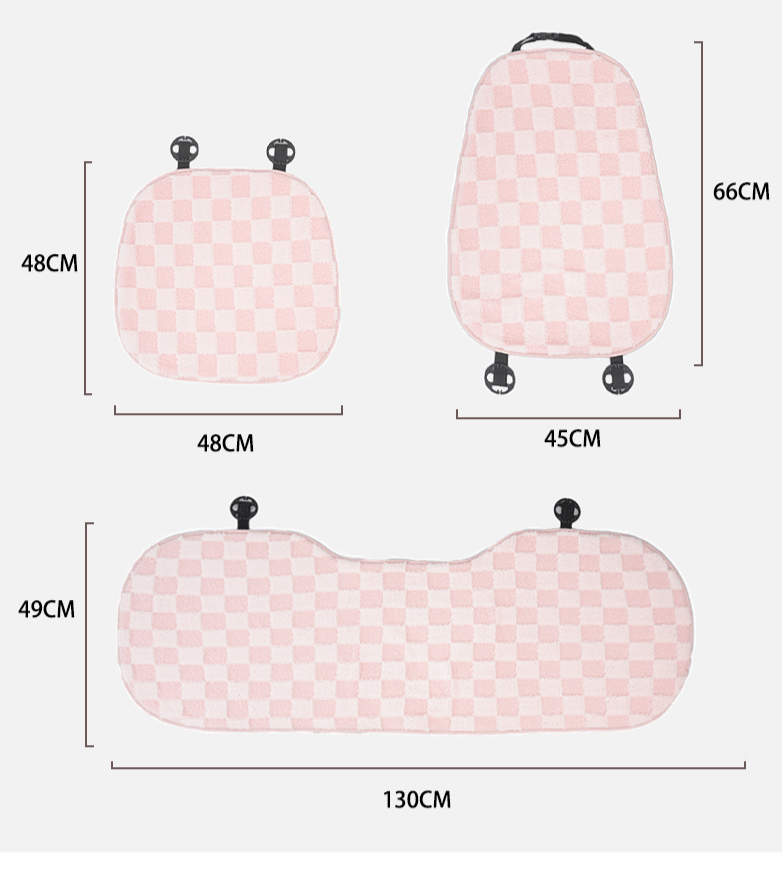 New car seat cushion simple beauty personality car warm non-slip seat cover winter plush decoration car seat cushion_autovado.com