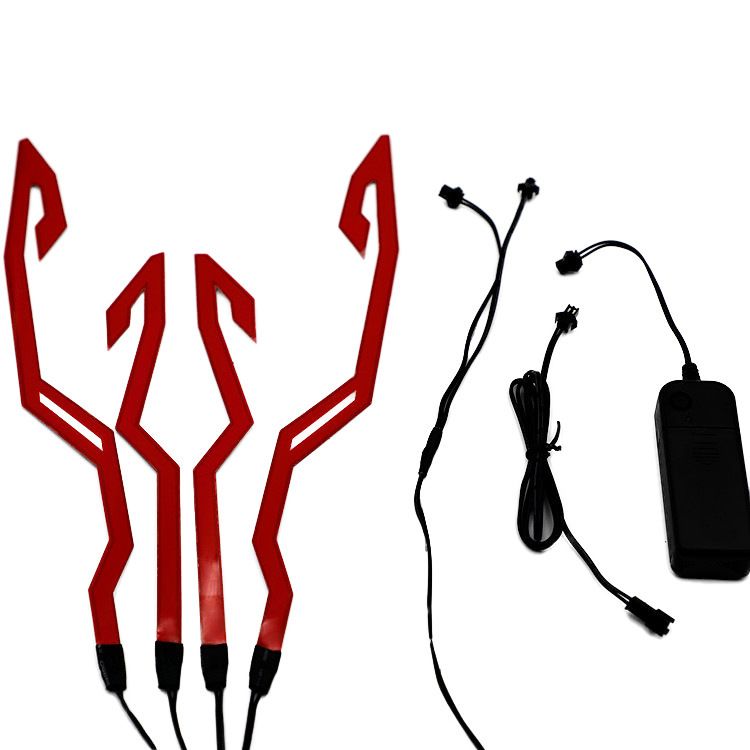 same motorcycle Riding safety LED light strip Motorcycle helmet cold light-emitting_autovado.com