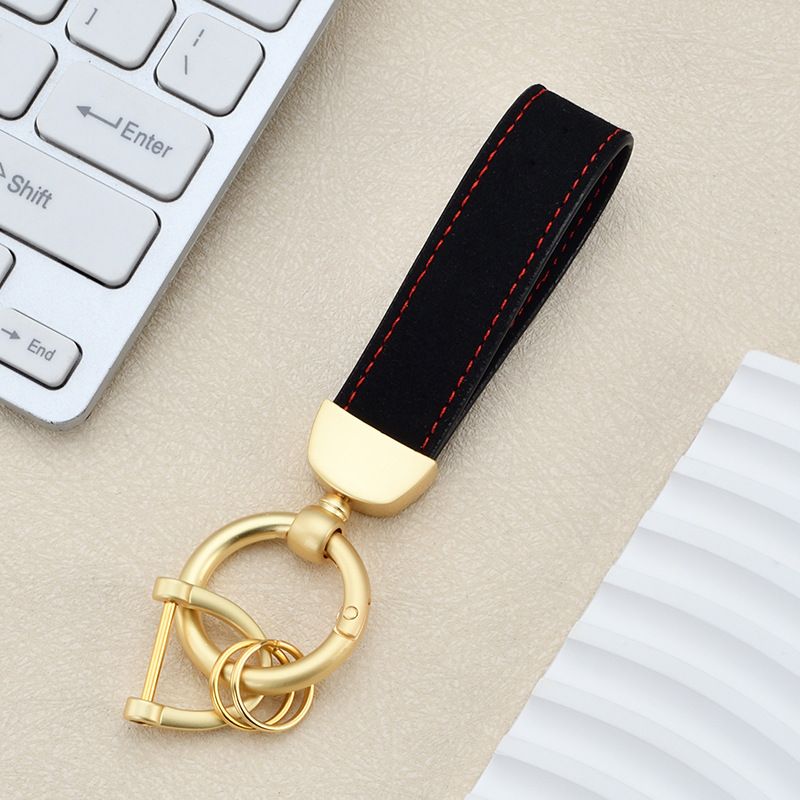 New Leather Key Chain Key Ring Multi-color Key Accessories Fur Key Chain_autovado.com