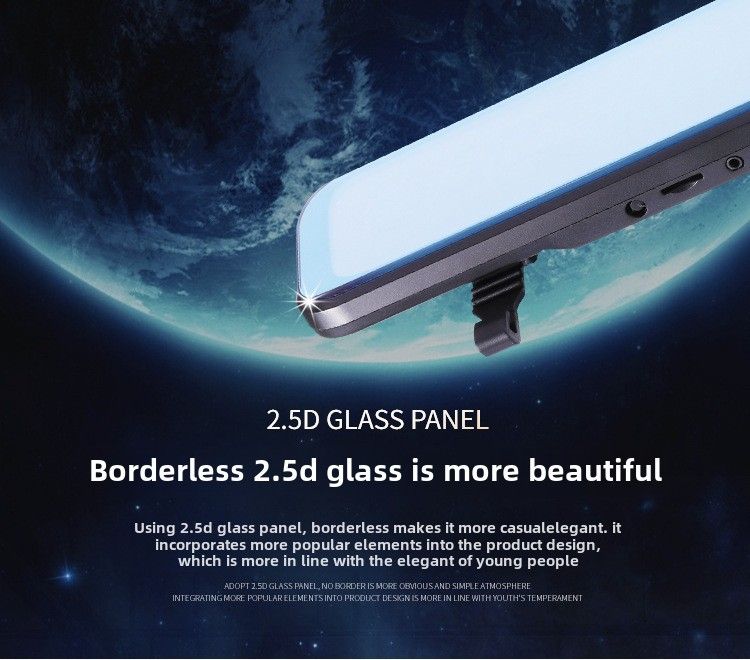 New 4K HD 10-inch 12-inch full screen streaming media rearview mirror driving recorder dual lens voice control WIFI_autovado.com