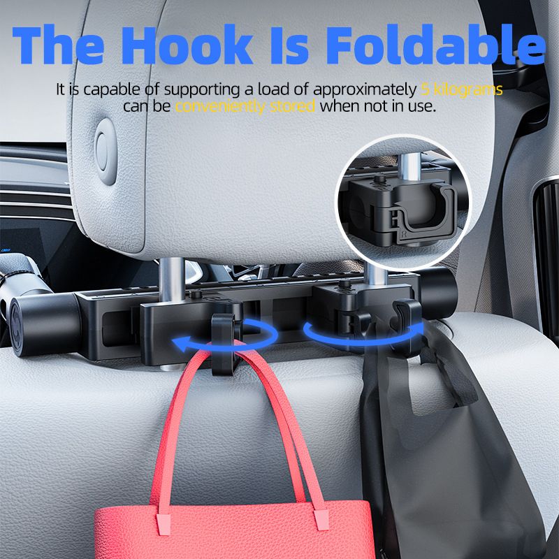 A 45D Slow-Rebound Space Memory Foam With Double Hooks For The Car Seat Side Sleeping Headrest_autovado.com