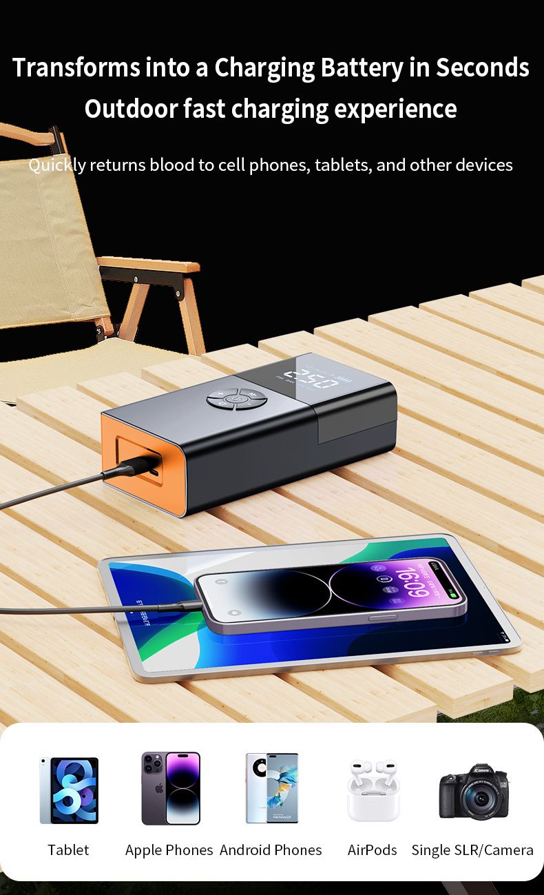 Jump Starter Air Pump Combo Car Battery Emergency Power Bank Ignition Tool_autovado.com