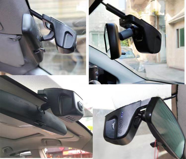 Hidden Driving Recorder Hd Night Vision 1080Pwifi Mobile Phone Interconnection Parking Monitoring Car Dvr_autovado.com