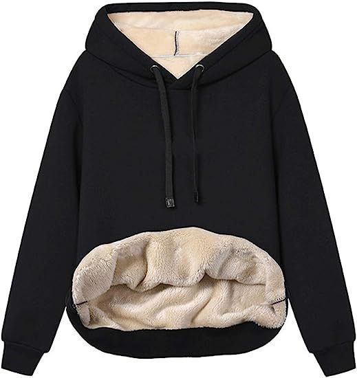 Women's Clothing warm pocket hooded sports sweatshirt jacket_autovado.com