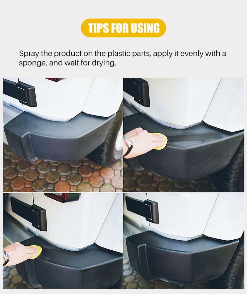 JB-XPCS-24 Plastic Parts Long-lasting Coating Protection Anti-aging Maintenance Repair Spray_autovado.com