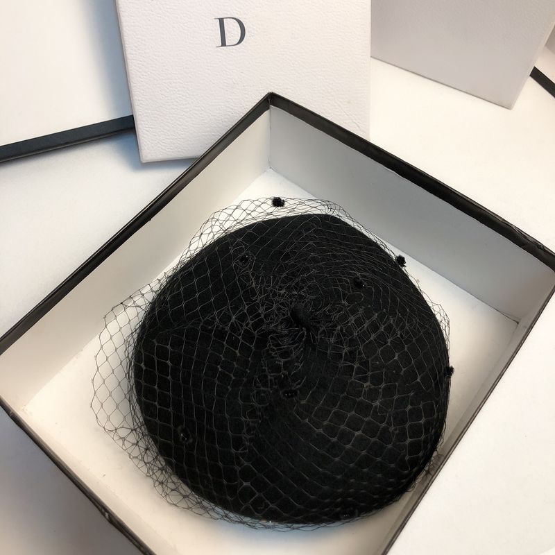 Hot Sale Facinating Meh Veil Wool Beret Autumn Winter Warm Beanie Hat Vintage Felt Caual Painter Hat Female French Beret_autovado.com