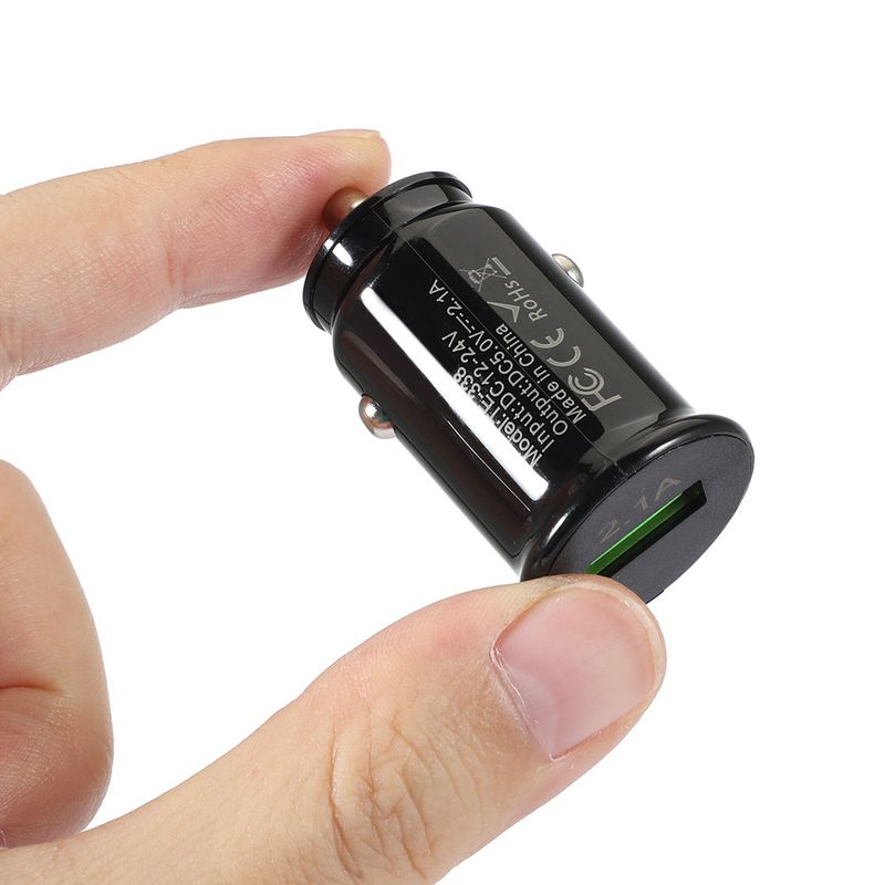 2.1A Blu Ray USB Mobile Single Interface Car Phone Charger_autovado.com