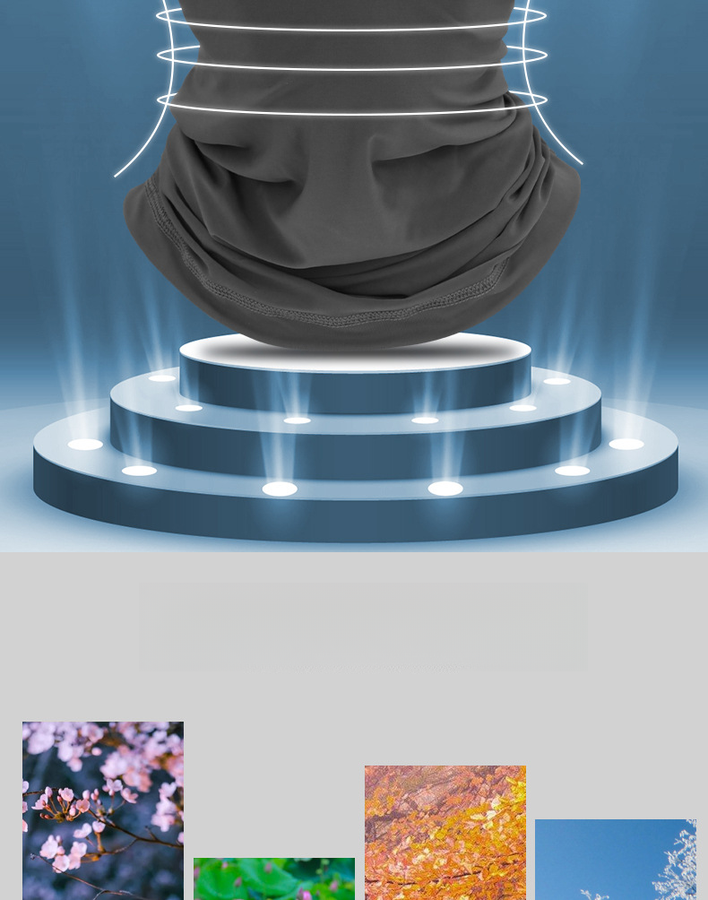 Ice Silk Sun Protection Neck Gaiter Summer Outdoor Headscarf Triangle Scarf Breathable Ear Hanging Face Head Cover_autovado.com